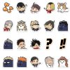 10 30 40Pcs Anime Haikyuu Stickers Cute Cartoon for Laptop Phone Guitar Diary Car Notebook Scrapbook 4 - Haikyuu Store