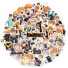 10 30 50Pcs Japanese Haikyuu Anime Stickers Sticker Volleyball Decal Laptop Luggage Guitar Suitcase Phone Stickers 1 - Haikyuu Store