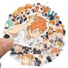 10 30 50Pcs Japanese Haikyuu Anime Stickers Sticker Volleyball Decal Laptop Luggage Guitar Suitcase Phone Stickers - Haikyuu Store