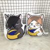 10cm Anime Haikyuu Plush Doll Cute Crow Hinata Shoyo Tobio Kageyama Soft Stuffed Plush Cushion Haikyuu 3 - Haikyuu Store