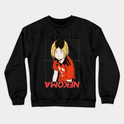 Kenma Nekoma W Back Design Crewneck Sweatshirt Official Haikyuu Merch