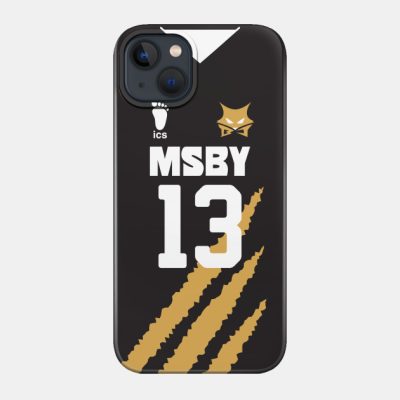 Atsumu Miya Jersey Number 13 Msby Black Jackals Ha Phone Case Official Haikyuu Merch