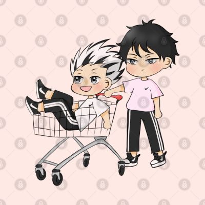 Bokuto And Akaashi Throw Pillow Official Haikyuu Merch