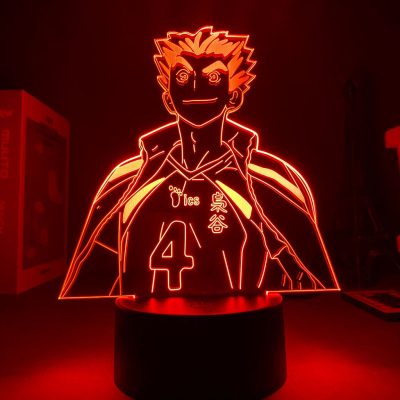 16 Colors Night light Anime Kozume Kenma Lamp Haikyuu Led Night Light 3D remote control desk - Haikyuu Store