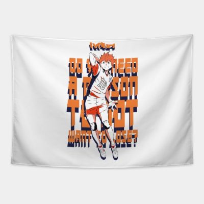 Haikyuu Hinata Shoyo Quote Tapestry Official Haikyuu Merch