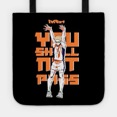 Haikyuu Tsukishima Kei Quote Black Tote Official Haikyuu Merch