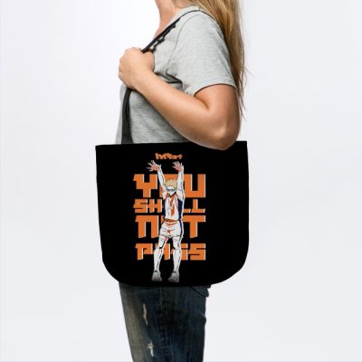 Haikyuu Tsukishima Kei Quote Black Tote Official Haikyuu Merch