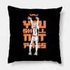 Haikyuu Tsukishima Kei Quote Black Throw Pillow Official Haikyuu Merch