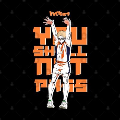 Haikyuu Tsukishima Kei Quote Black Tapestry Official Haikyuu Merch