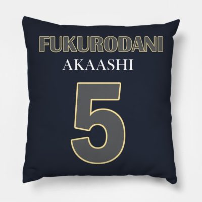 Akaashi Number 5 Throw Pillow Official Haikyuu Merch