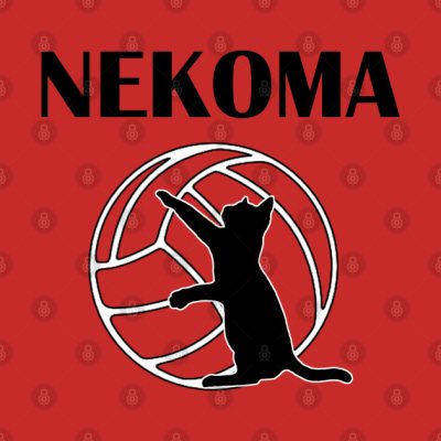 Small Nekoma Design Hoodie Official Haikyuu Merch