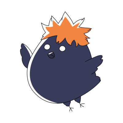 Chibi Crow Hinata Throw Pillow Official Haikyuu Merch