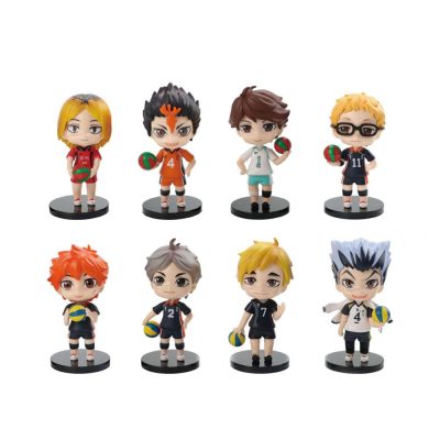 8Pcs Haikyuu Action Q Version Figure Model Oikawa Tooru Kenma Kozume Anime Figure Doll Model Toy - Haikyuu Store