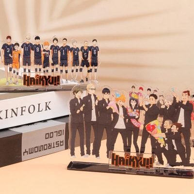 Anime Haikyuu Acrylic Stand Figure Model Table Plate Volleyball Boys Action Figures Toys Anime Activities Desk 1 - Haikyuu Store