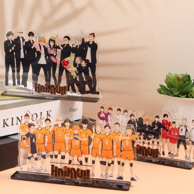 Anime Haikyuu Acrylic Stand Figure Model Table Plate Volleyball Boys Action Figures Toys Anime Activities Desk - Haikyuu Store