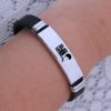 Anime Haikyuu Shouyou Hinata Bracelet Volleyball Boy Silicone Wristband Adjustable Wrist Band Cuff Bracelet Sports Casual 1 - Haikyuu Store