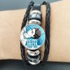 Anime Volleyball Manga Haikyuu Bracelet Hinata Syouyou Various Photo Cartoon Woven Leather Bracelets Fans Gift 5 - Haikyuu Store