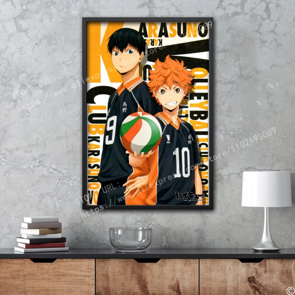 Haikyu Hinata animation Decorative Canvas Posters Room Bar Cafe Decor Gift Print Art Wall Paintings 14 - Haikyuu Store