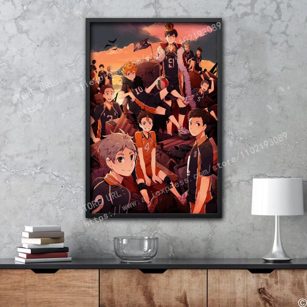 Haikyu Hinata animation Decorative Canvas Posters Room Bar Cafe Decor Gift Print Art Wall Paintings 18 - Haikyuu Store