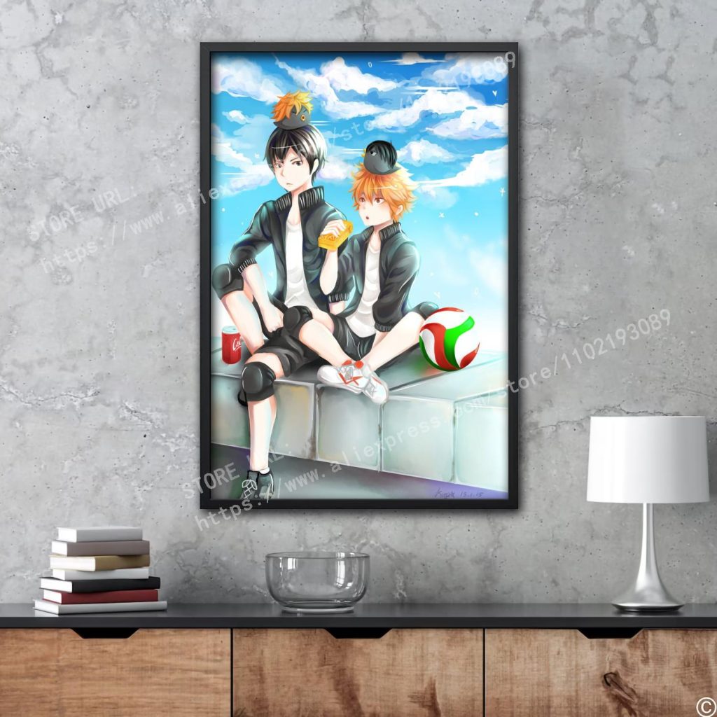 Haikyu Hinata animation Decorative Canvas Posters Room Bar Cafe Decor Gift Print Art Wall Paintings 6 - Haikyuu Store