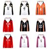 Haikyuu Cosplay Zipper Jacket Karasuno Fukurodani Academy Akaashi Keiji Kozume Kenma Nishinoya Yunn Uniforms Hoodies Sweatshirts - Haikyuu Store