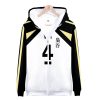 Haikyuu Cosplay Zipper Jacket Karasuno Fukurodani Academy Akaashi Keiji Kozume Kenma Nishinoya Yunn Uniforms Hoodies Sweatshirts 2 - Haikyuu Store