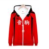 Haikyuu Cosplay Zipper Jacket Karasuno Fukurodani Academy Akaashi Keiji Kozume Kenma Nishinoya Yunn Uniforms Hoodies Sweatshirts 3 - Haikyuu Store