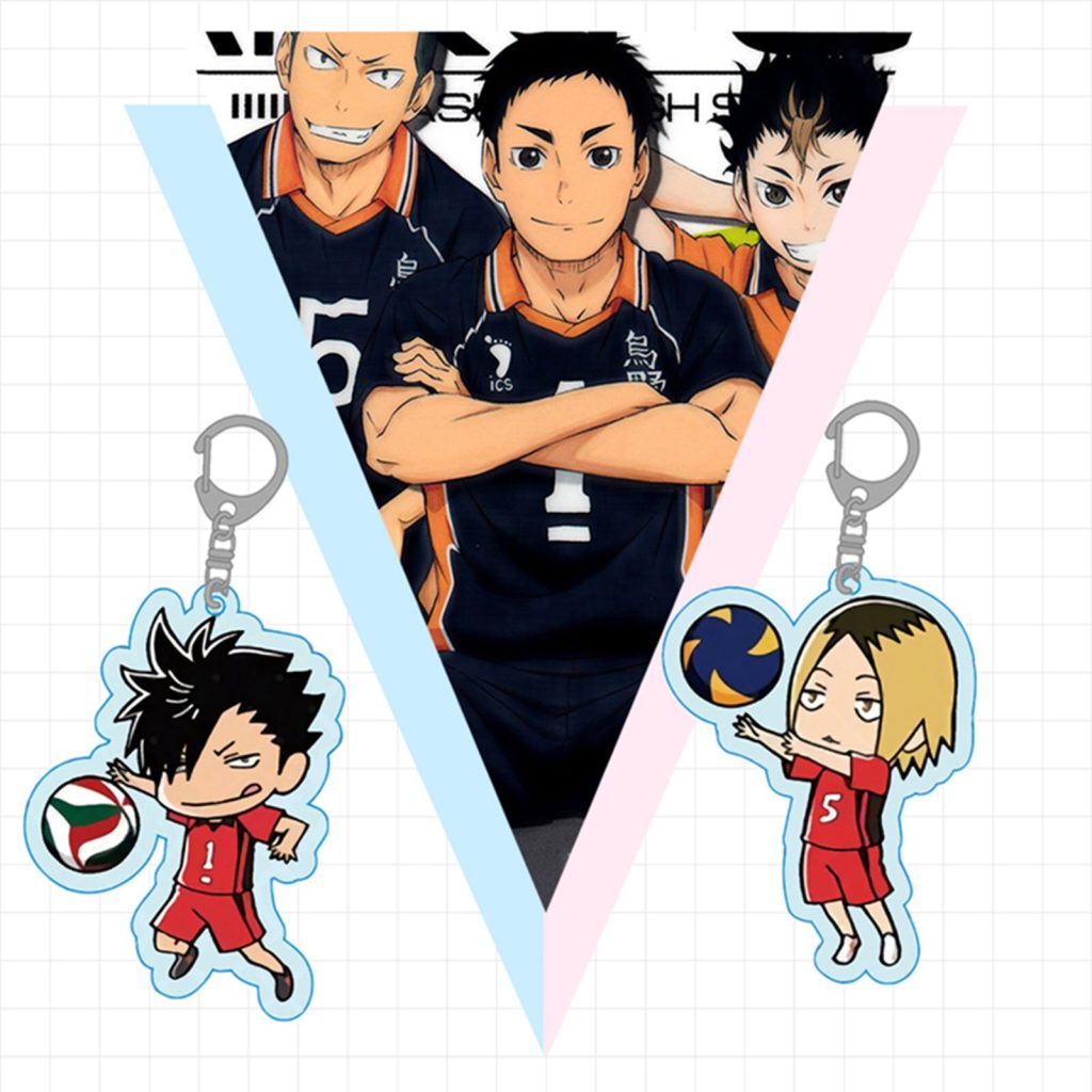 Haikyuu Hinata Shoyo Kageyama Tobio Sugawara Koushi Tanaka Ryunosuke Action Figure Anime Model Keychain Pendant Gifts 2 - Haikyuu Store