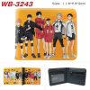 Hot Sell Cartoon Anime Production I G Haikyuu Wallet With Card Holder Coin Pocket 3 - Haikyuu Store