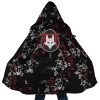 Inarizaki Foxes Haikyuu AOP Hooded Cloak Coat MAIN Mockup - Haikyuu Store