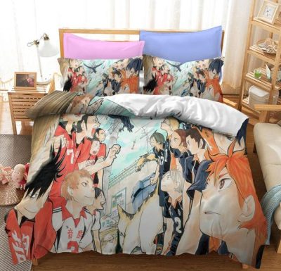 Japan Anime Haikyuu 3D Printed Bedding Set Duvet Covers Pillowcases Comforter Bedding Set Bedclothes Bed Linen.jpg 640x640 11 - Haikyuu Store