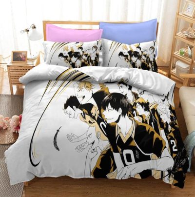 Japan Anime Haikyuu 3D Printed Bedding Set Duvet Covers Pillowcases Comforter Bedding Set Bedclothes Bed Linen.jpg 640x640 9 - Haikyuu Store