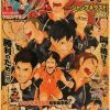 Japanese Cartoon Haikyuu Poster Volleyball Boy Art Painting Kraft Paper Manga Vintage Prints Wall Sticker for 25 - Haikyuu Store