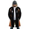 Karasuno High Haikyuu AOP Hooded Cloak Coat FRONT Mockup - Haikyuu Store