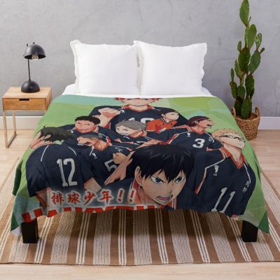 Haikyuu ! Haikyuu Manga Throw Blanket Official Haikyuu Merch