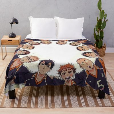 Full Team Haikyuu Cover Throw Blanket Official Haikyuu Merch