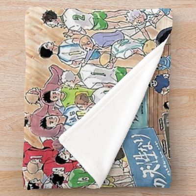 Volley Haikyuu Poster Throw Blanket Official Haikyuu Merch