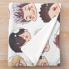 Haikyuu Chibi Heads Throw Blanket Official Haikyuu Merch