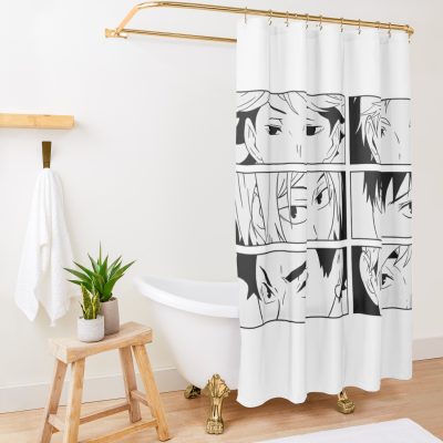 Pretty Setter Squad Shower Curtain Official Haikyuu Merch