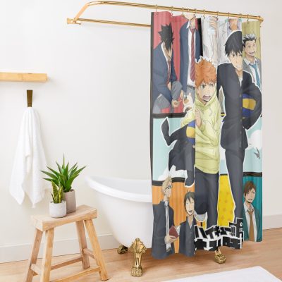 Haikyuu Anime Shower Curtain Official Haikyuu Merch